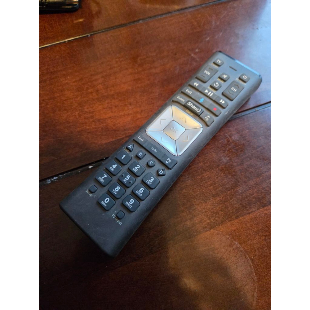 Shaw Black Silver TV Remote Control universal